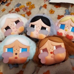 Popmart Inspired Crybaby Head Keychain / Bag Charms